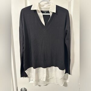 RW&Co. Layered Look Top, Women’s Size M